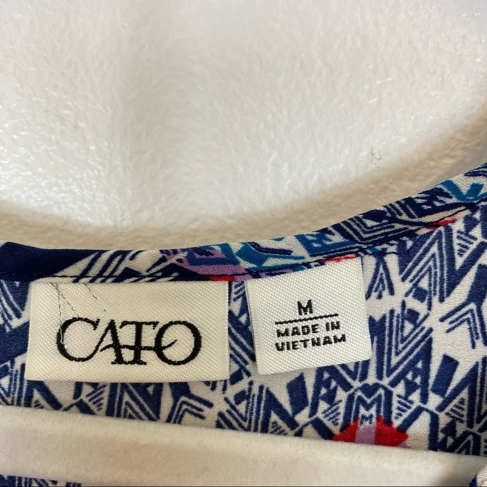 Cato Boho Flowy Top Size Medium - Picture 6 of 8